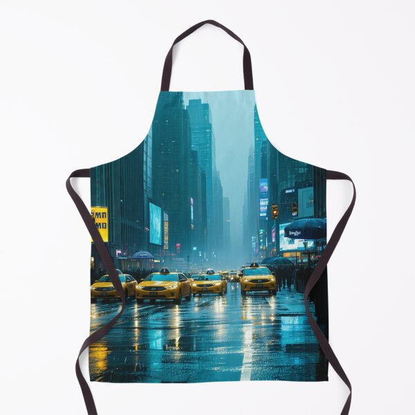 Item preview, Neon Rush Hour - Rainy City Reflections designed and sold by nhk999.