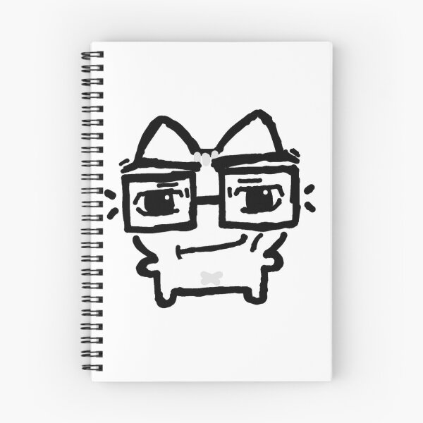 Item preview, silly smirk nerd cat designed and sold by Preciseprinter.