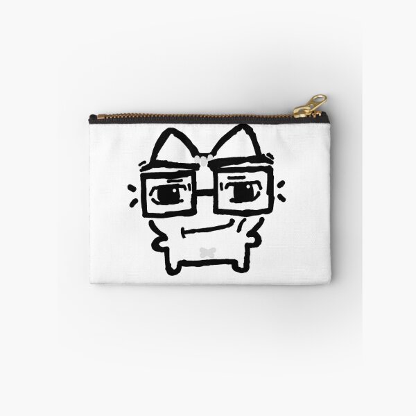 Item preview, silly smirk nerd cat designed and sold by Preciseprinter.
