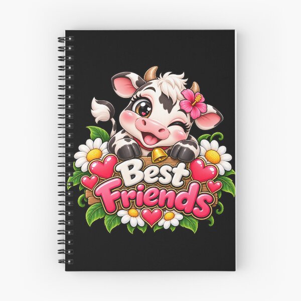 Item preview, Best Friends Cow – Cute Kawaii Cow Friendship Design designed and sold by aventi24.