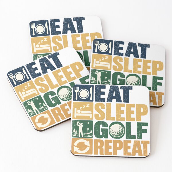 Item preview, Eat Sleep Golf Repeat Golfer Lifestyle Hobby designed and sold by SEEM-drawing.