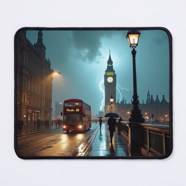 Item preview, Rain on Westminster Bridge - London Twilight designed and sold by nhk999.