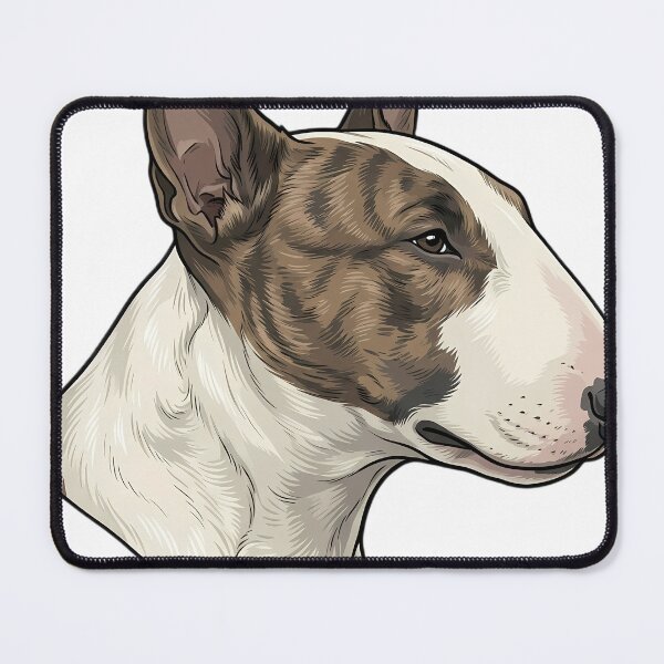 Item preview, Vintage Naturalist English Bull Terrier Portrait — Antique Dog Breed Art designed and sold by Catch333.