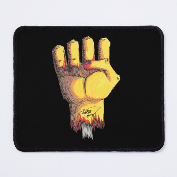 Item preview, Raised Fist Scar-E-Moji (Original Edition) Zombie Fist Horror Art designed and sold by Grimmlar.