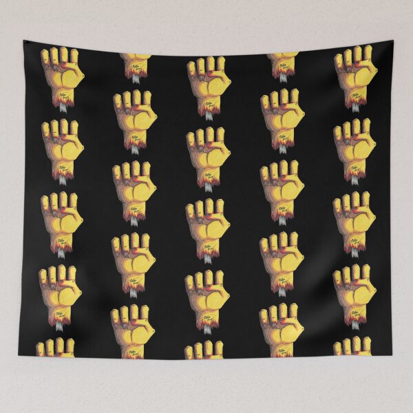 Item preview, Raised Fist Scar-E-Moji (Original Edition) Zombie Fist Horror Art designed and sold by Grimmlar.