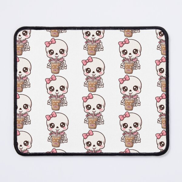 Item preview, Skeleton drinking ice coffee designed and sold by priyankajustine.
