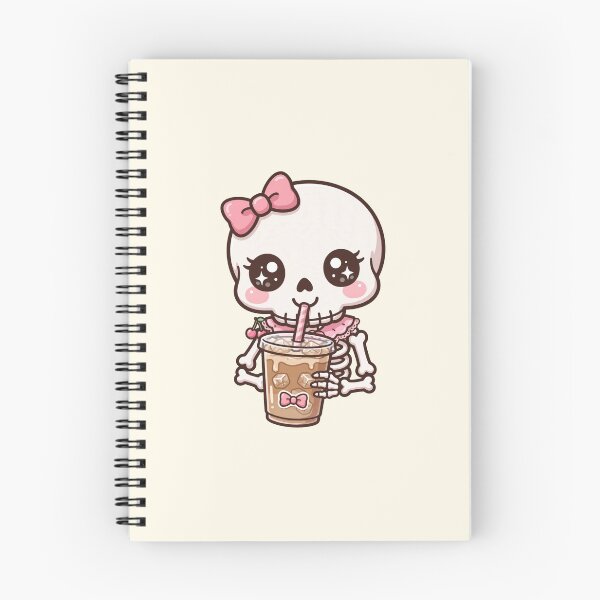 Item preview, Skeleton drinking ice coffee designed and sold by priyankajustine.