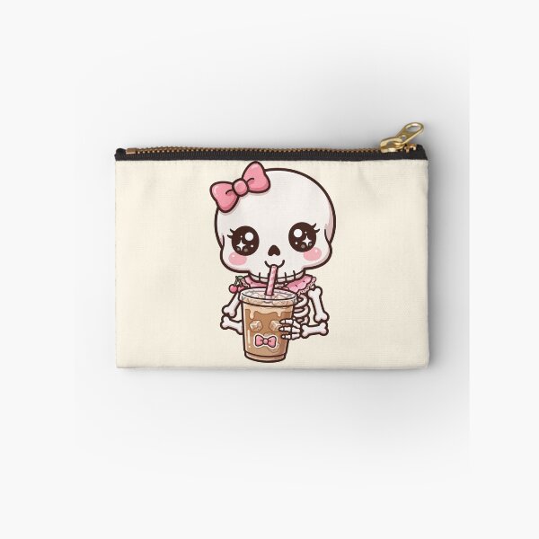 Item preview, Skeleton drinking ice coffee designed and sold by priyankajustine.