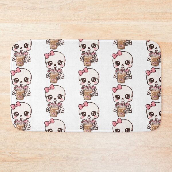 Item preview, Skeleton drinking ice coffee designed and sold by priyankajustine.