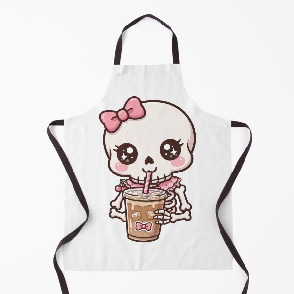 Item preview, Skeleton drinking ice coffee designed and sold by priyankajustine.
