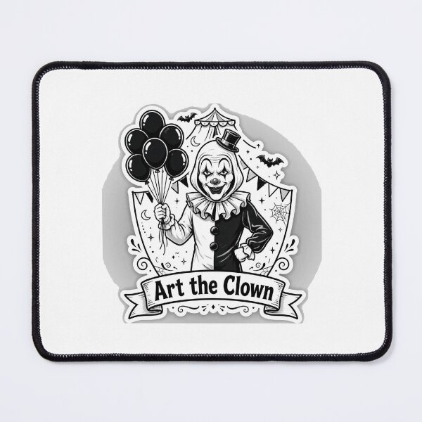 Item preview, Art the Clown Name Banner Showcase Sticker - Halloween designed and sold by Lesley D.