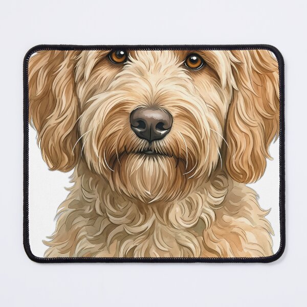 Item preview, Vintage Naturalist Goldendoodle Portrait — Antique Dog Breed Art designed and sold by Catch333.