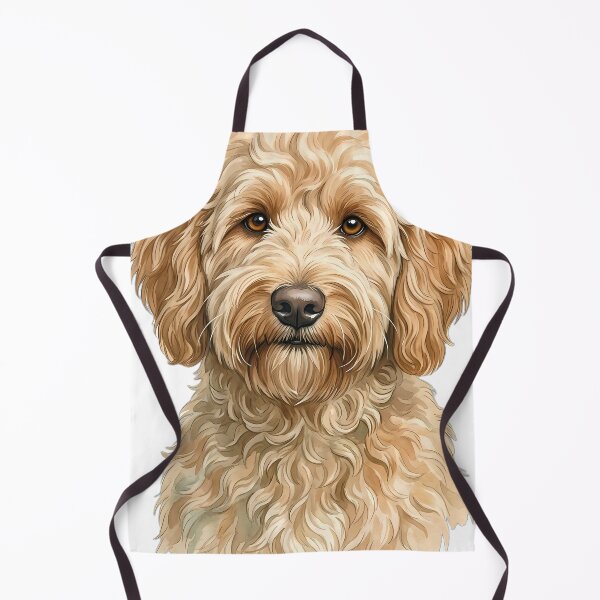 Item preview, Vintage Naturalist Goldendoodle Portrait — Antique Dog Breed Art designed and sold by Catch333.