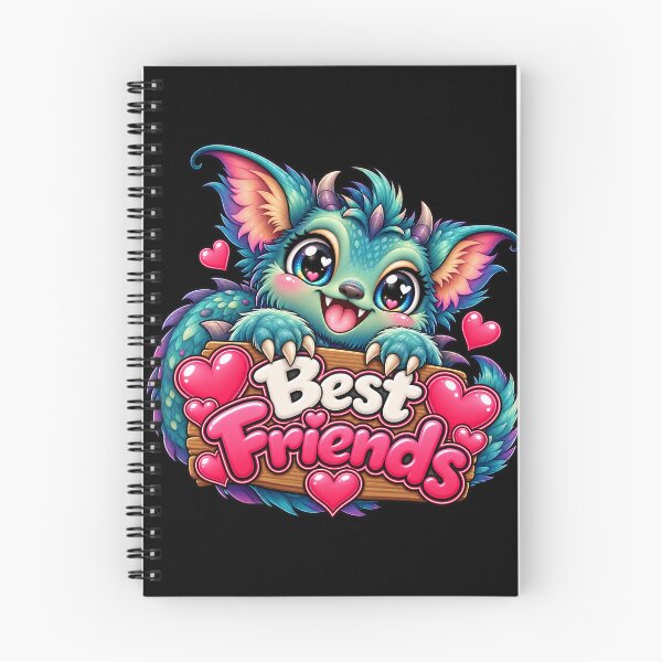 Item preview, Best Friends Blue Creature – Cute Kawaii Fantasy Friendship Design designed and sold by aventi24.