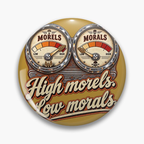 Aperçu de l'œuvre Grandes Morelles, Faibles Moralités - La Chasse aux Morilles en Humour créée et vendue par LottiesLuck.