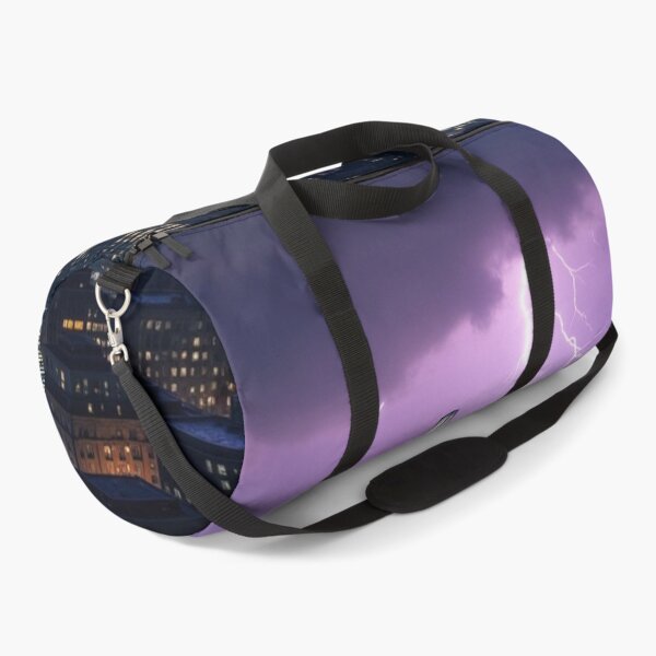 Item preview, Storm Over the Skyline - City Lights in the Rain designed and sold by nhk999.