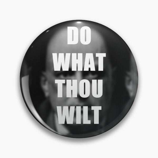 Artikelvorschau, Aleister Crowley, Tu, was du willst entworfen und verkauft von 4gottenlore.
