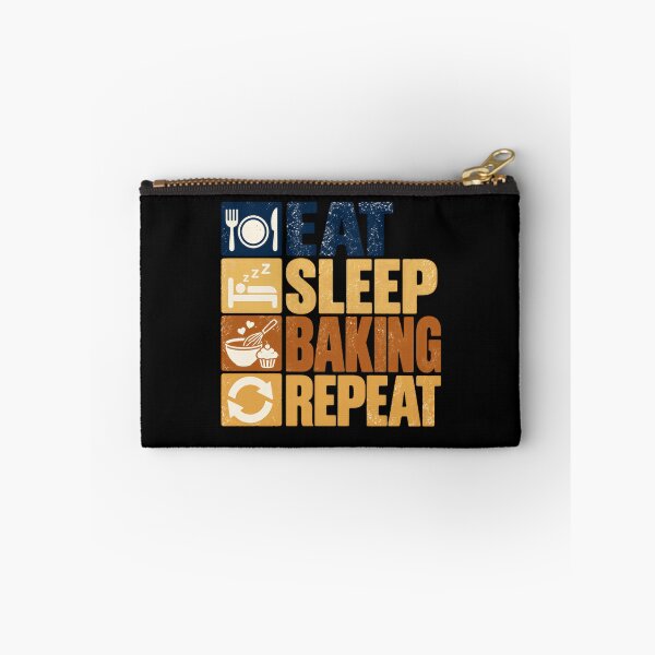 Item preview, Eat Sleep Baking Repeat Baker Hobby Kitchen Foodie designed and sold by SkeletonsDanger.