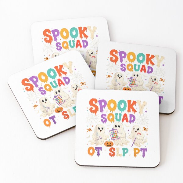 Item preview, Halloween Spooky Squad SLP OT PT Ghost Occupational Therapy T-Shirt designed and sold by Atros.