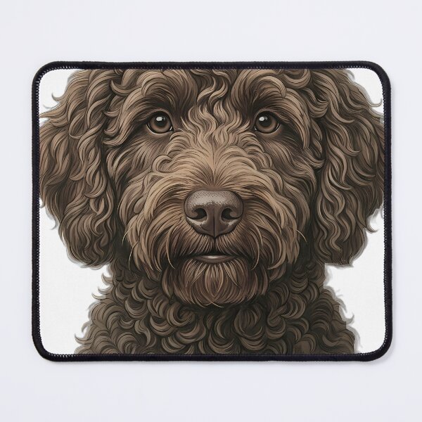 Item preview, Vintage Naturalist Labradoodle Portrait — Antique Dog Breed Art designed and sold by Catch333.