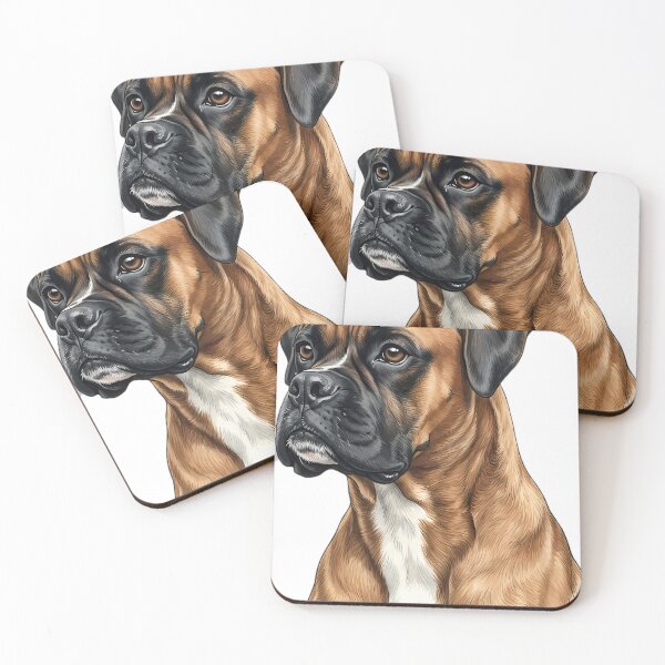 Item preview, Vintage Naturalist Boxer Portrait — Antique Dog Breed Art designed and sold by Catch333.