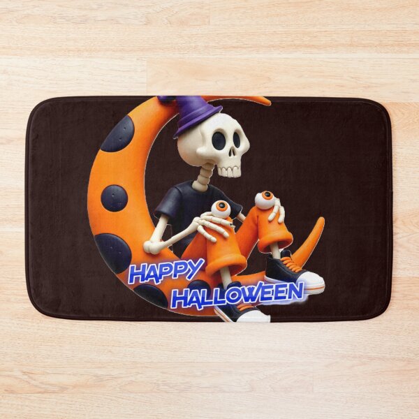 Item preview, colorful halloween skeleton typographic funny halloween skelton design designed and sold by SmashingDeals.