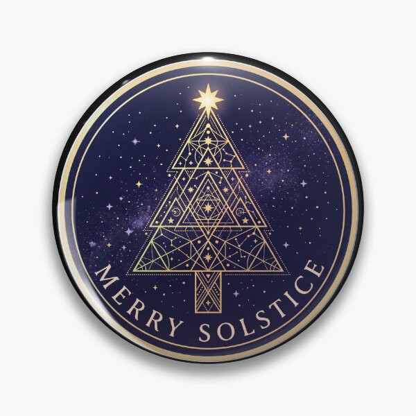Item preview, Merry Solstice Sacred Geometry Yule Tree designed and sold by TheCalmEdit.