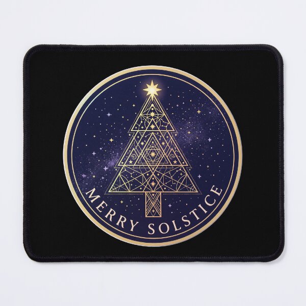 Item preview, Merry Solstice Sacred Geometry Yule Tree designed and sold by TheCalmEdit.