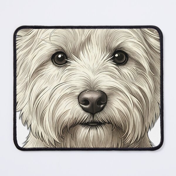 Item preview, Vintage Naturalist West Highland White Terrier Portrait — Antique Dog Breed Art designed and sold by Catch333.