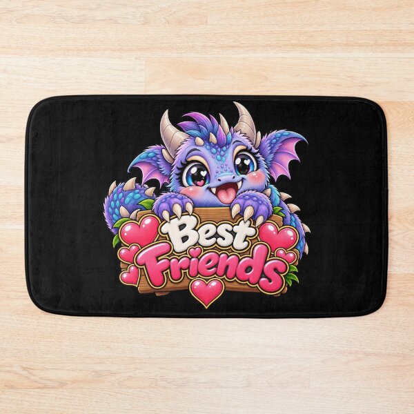 Item preview, Best Friends Purple Creature – Cute Kawaii Fantasy Friendship Design designed and sold by aventi24.