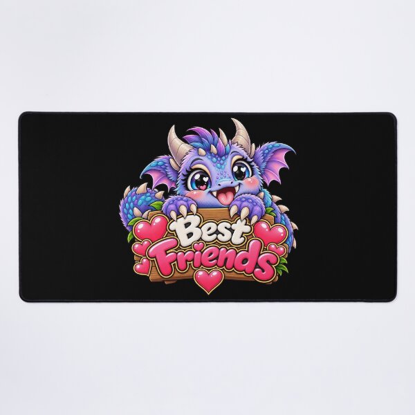 Item preview, Best Friends Purple Creature – Cute Kawaii Fantasy Friendship Design designed and sold by aventi24.