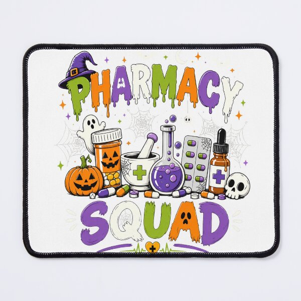 Item preview, Pharmacy Squad Spooky Halloween Pharmacist Costume Comfort Colors Crop Top designed and sold by Othinus.