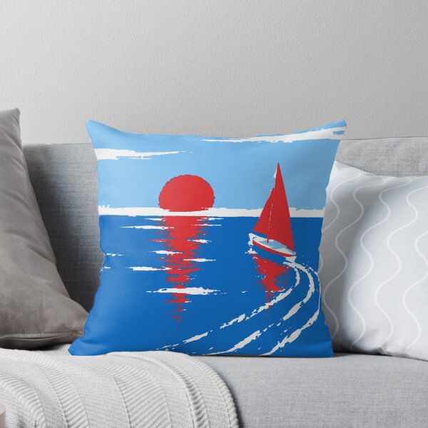 Item preview, Minimalist Ocean Scene Art  designed and sold by Studio pod Burom.