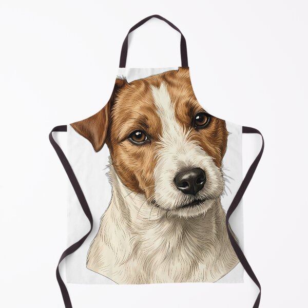 Item preview, Vintage Naturalist Jack Russell Terrier Portrait — Antique Dog Breed Art designed and sold by Catch333.