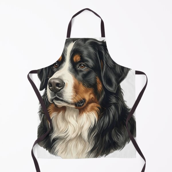 Item preview, Vintage Naturalist Bernese Mountain Dog Portrait — Antique Dog Breed Art designed and sold by Catch333.