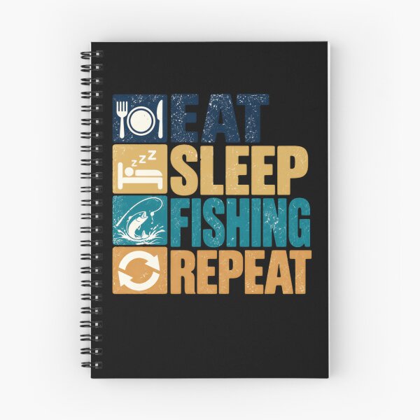 Item preview, Eat Sleep Fishing Repeat Angler Fisherman Hobby designed and sold by HumansStuck12.
