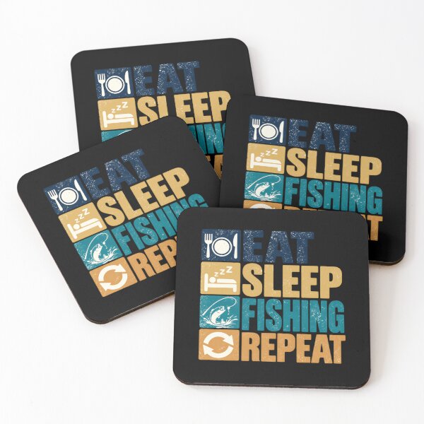 Item preview, Eat Sleep Fishing Repeat Angler Fisherman Hobby designed and sold by HumansStuck12.