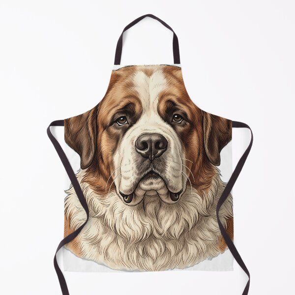 Item preview, Vintage Naturalist Saint Bernard Portrait — Antique Dog Breed Art designed and sold by Catch333.