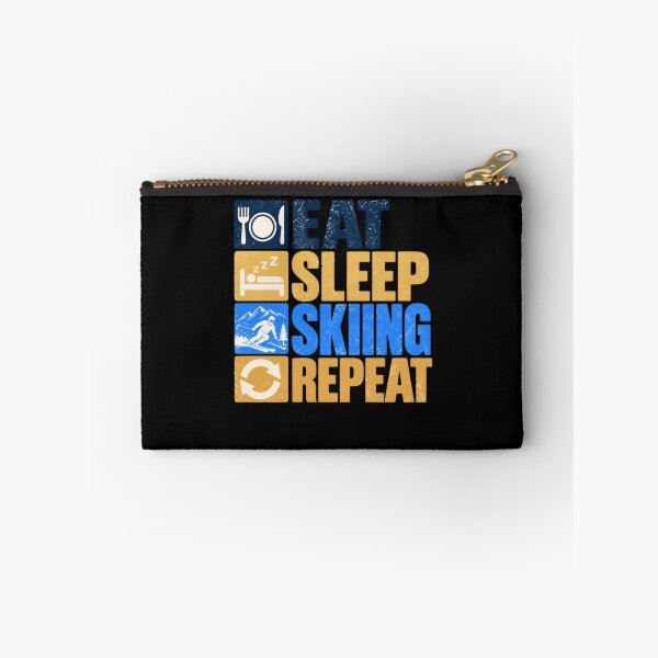 Item preview, Eat Sleep Skiing Repeat Skier Winter Sports Mountain Enthusiast designed and sold by HumansStuck12.