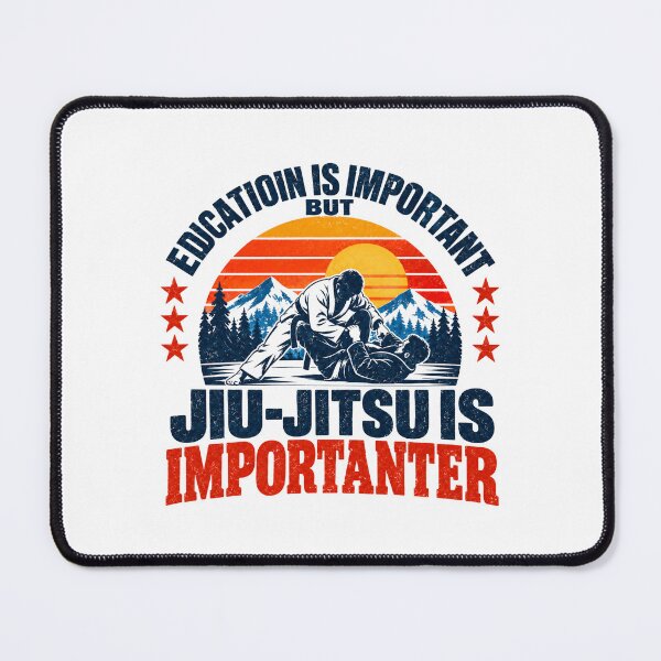 Item preview, Educatioin Is Important But Jiu-Jitsu Is Importer Martial Arts BJJ Practitioner designed and sold by SEEM-drawing.
