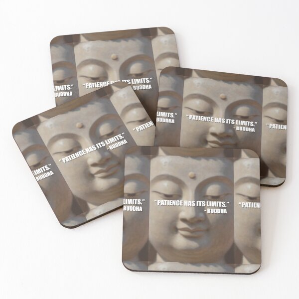 Item preview, Buddha, quote, Patience has its limits designed and sold by 4gottenlore.