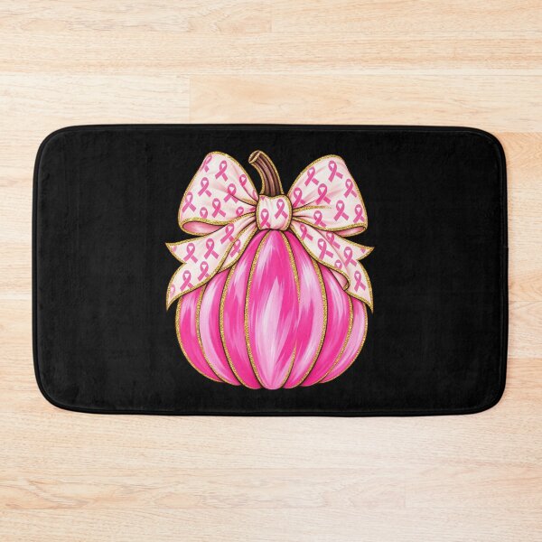 Item preview, Pink Pumpkin Coquette Bow Ribbon Breast Cancer Awareness designed and sold by jackelmbradyt.