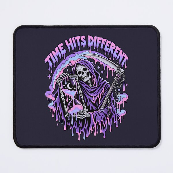 Item preview, Time Hits Different Pastel Goth Grim Reaper designed and sold by Moo7shop.