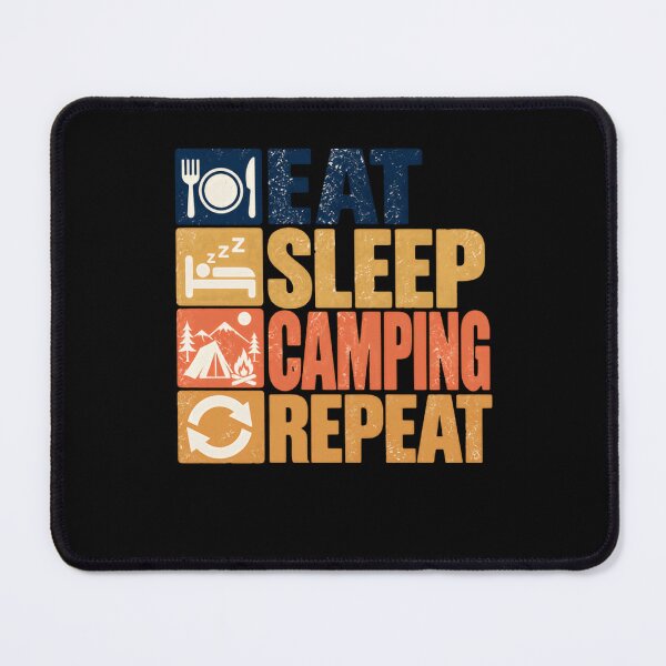 Item preview, Eat Sleep Camping Repeat Camping Life Outdoor Lover designed and sold by HumansStuck12.