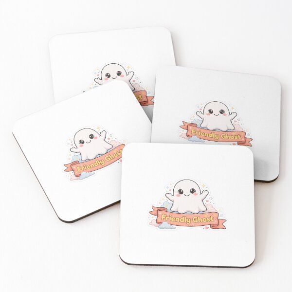 Item preview, Friendly Ghost Name Banner Showcase Sticker - Halloween designed and sold by Lesley D.