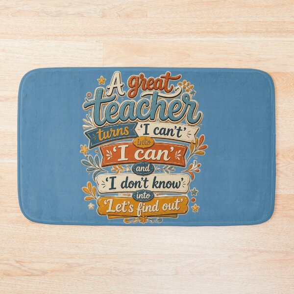 Item preview, A Great Teacher Quote designed and sold by Beyond The Canvas.