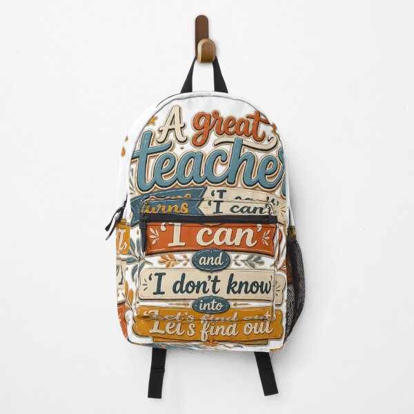 Item preview, A Great Teacher Quote designed and sold by Beyond The Canvas.