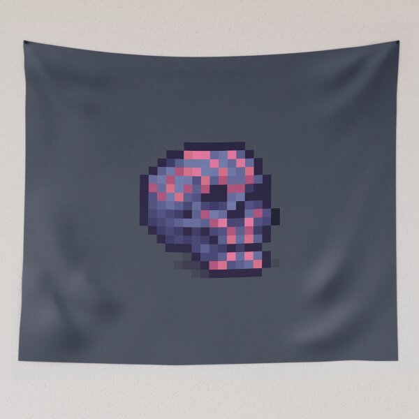 Aperçu de l'œuvre Pixel Skull E créée et vendue par Ben Henry.