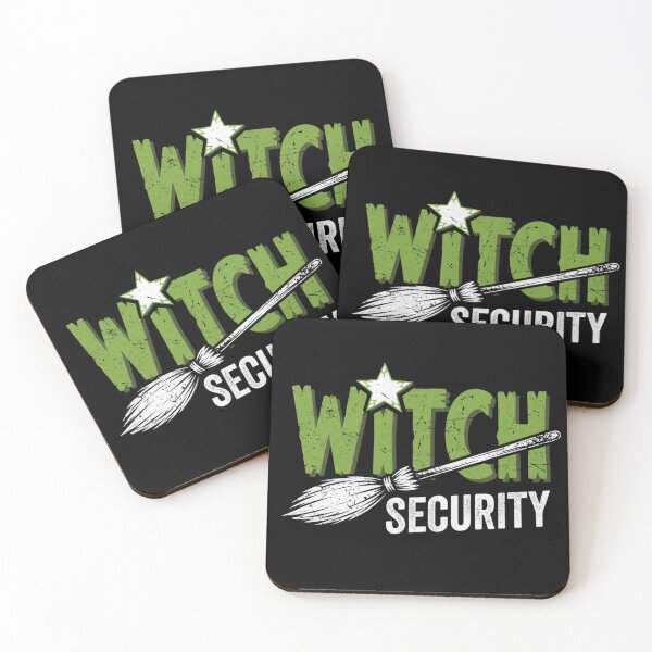 Item preview, Witch Security Funny Halloween Costume Broomstick designed and sold by CF_VintageDesign.