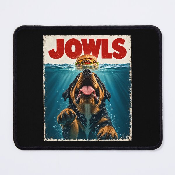 Item preview, Rottie Rottweiler Jowls Burger designed and sold by a-turner-paint.